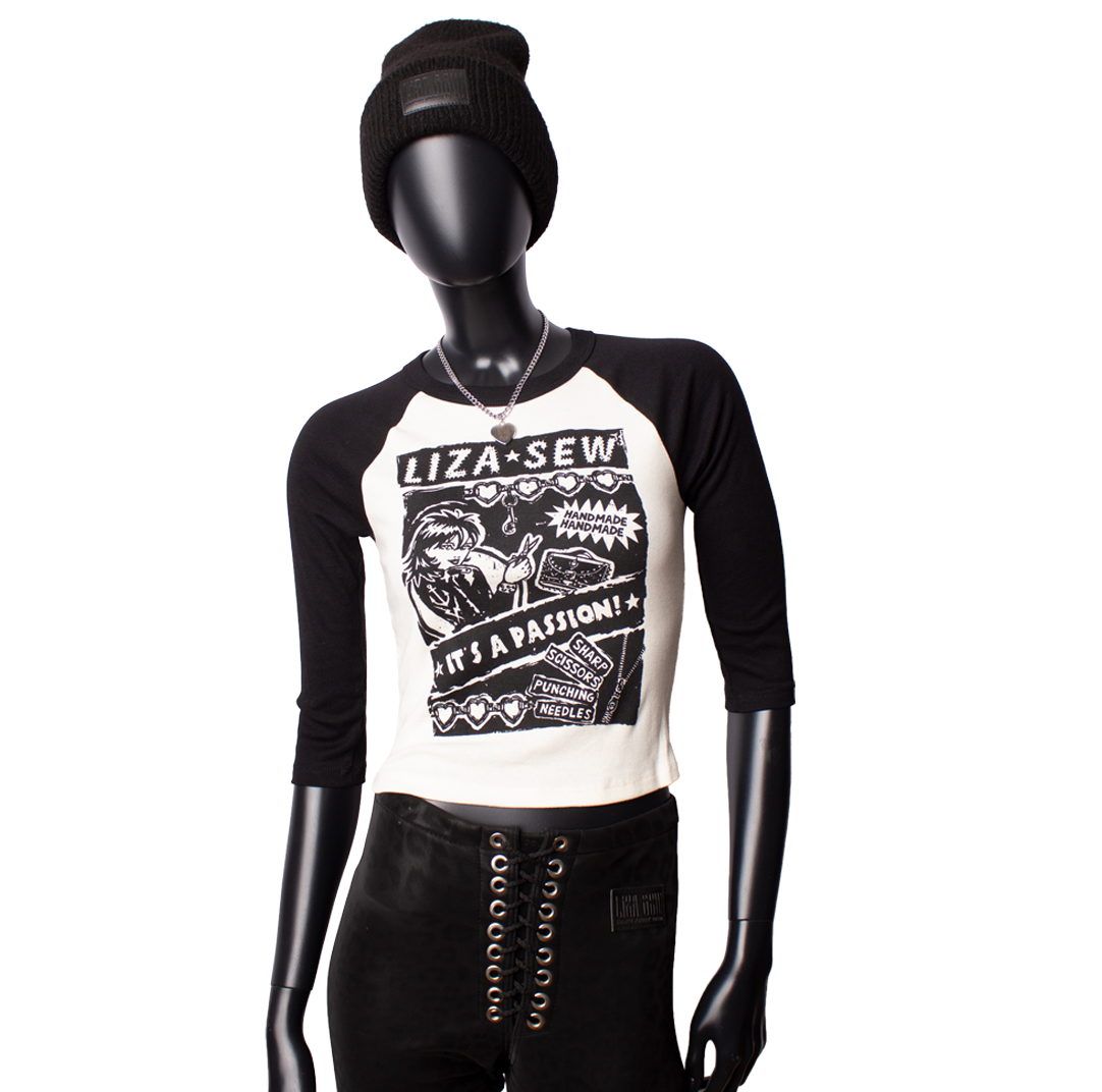 Sharp Scissors Shirt: 3/4 Raglan
