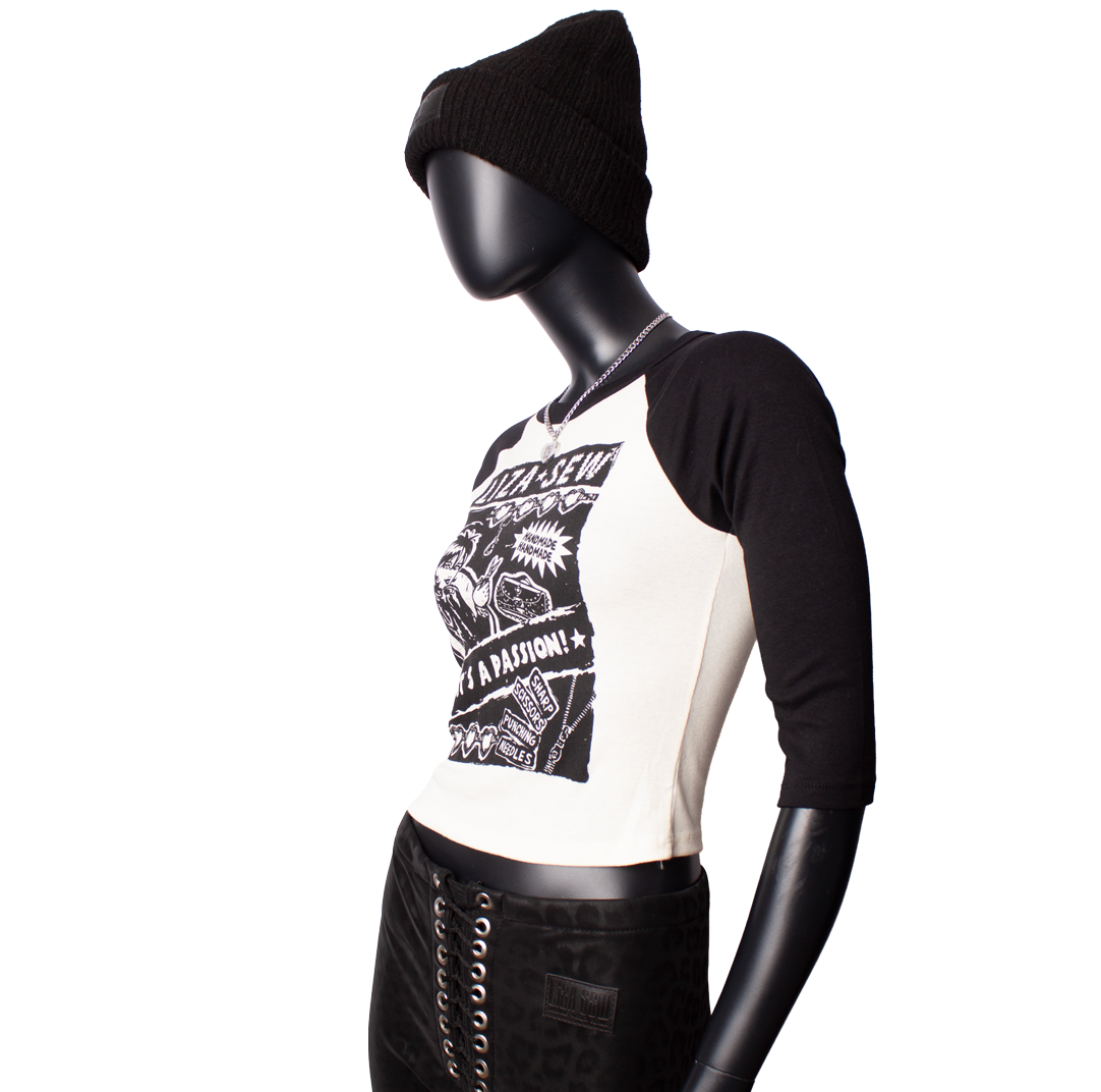 Sharp Scissors Shirt: 3/4 Raglan