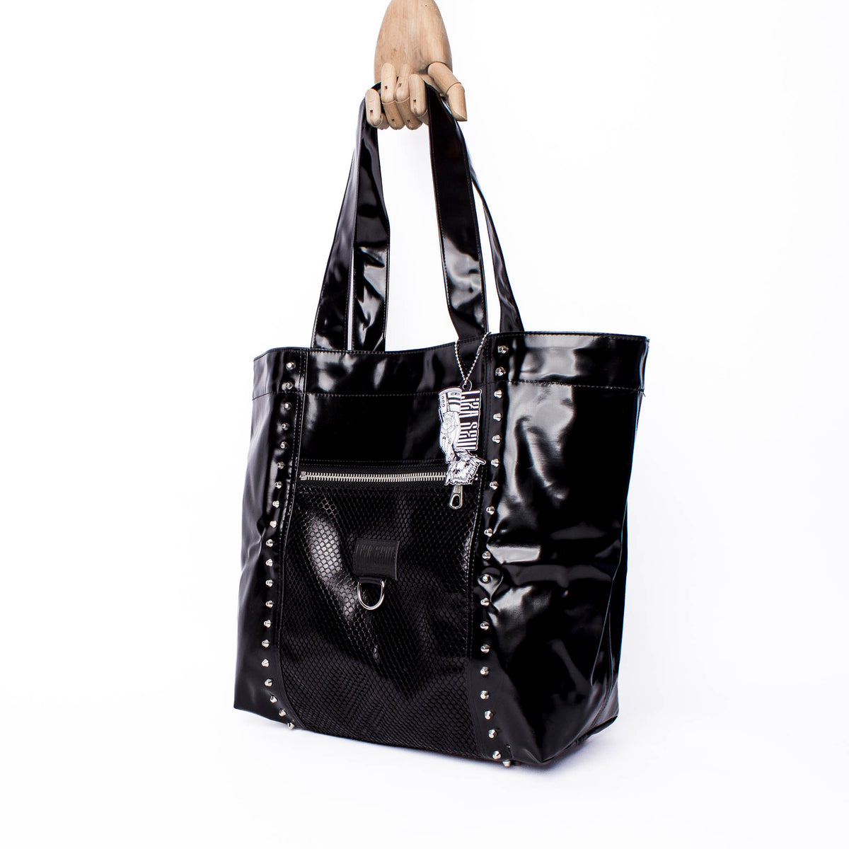 Bold Bag- Coated Black Studs