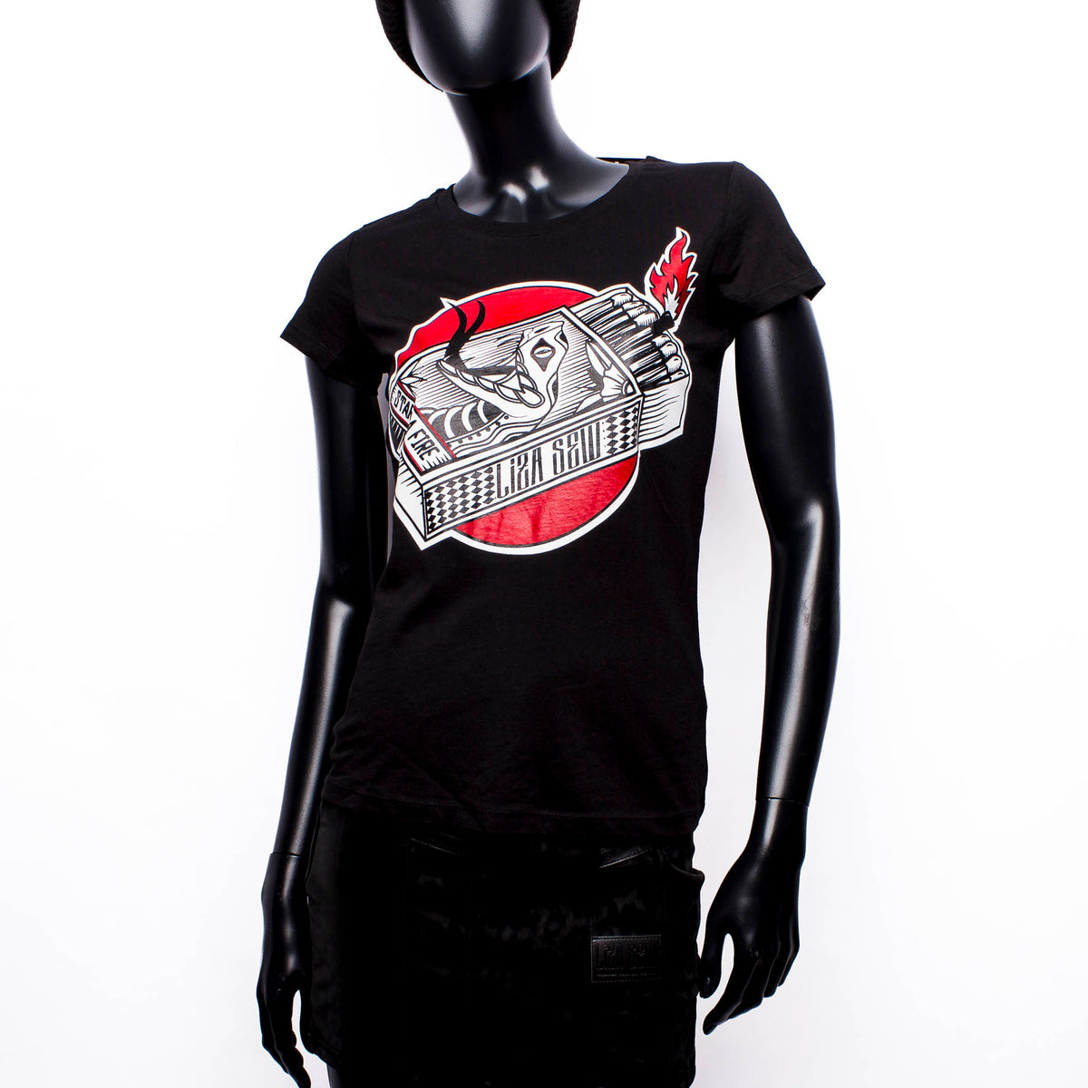 Start a Fire Shirt: Tailliert Black