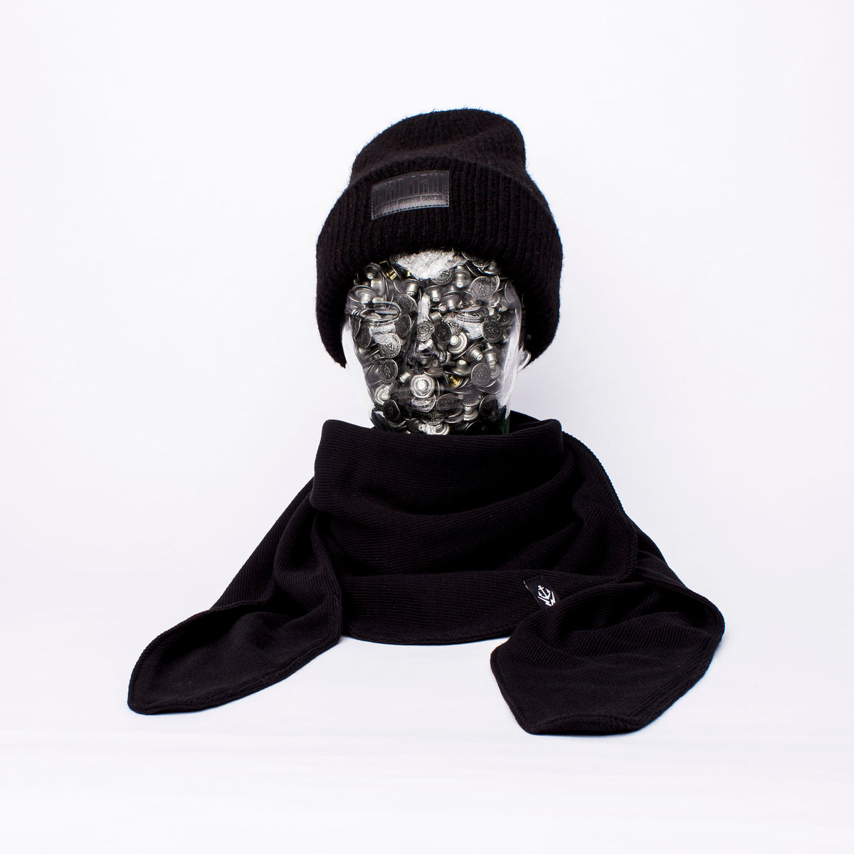 Schal: Black Knit