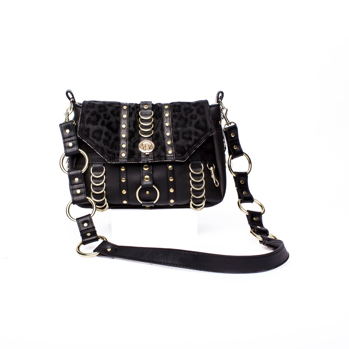 Handmade Purse: Golden Black