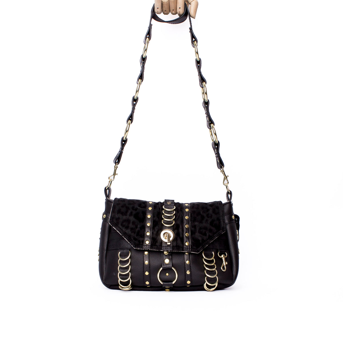 Handmade Purse: Golden Black