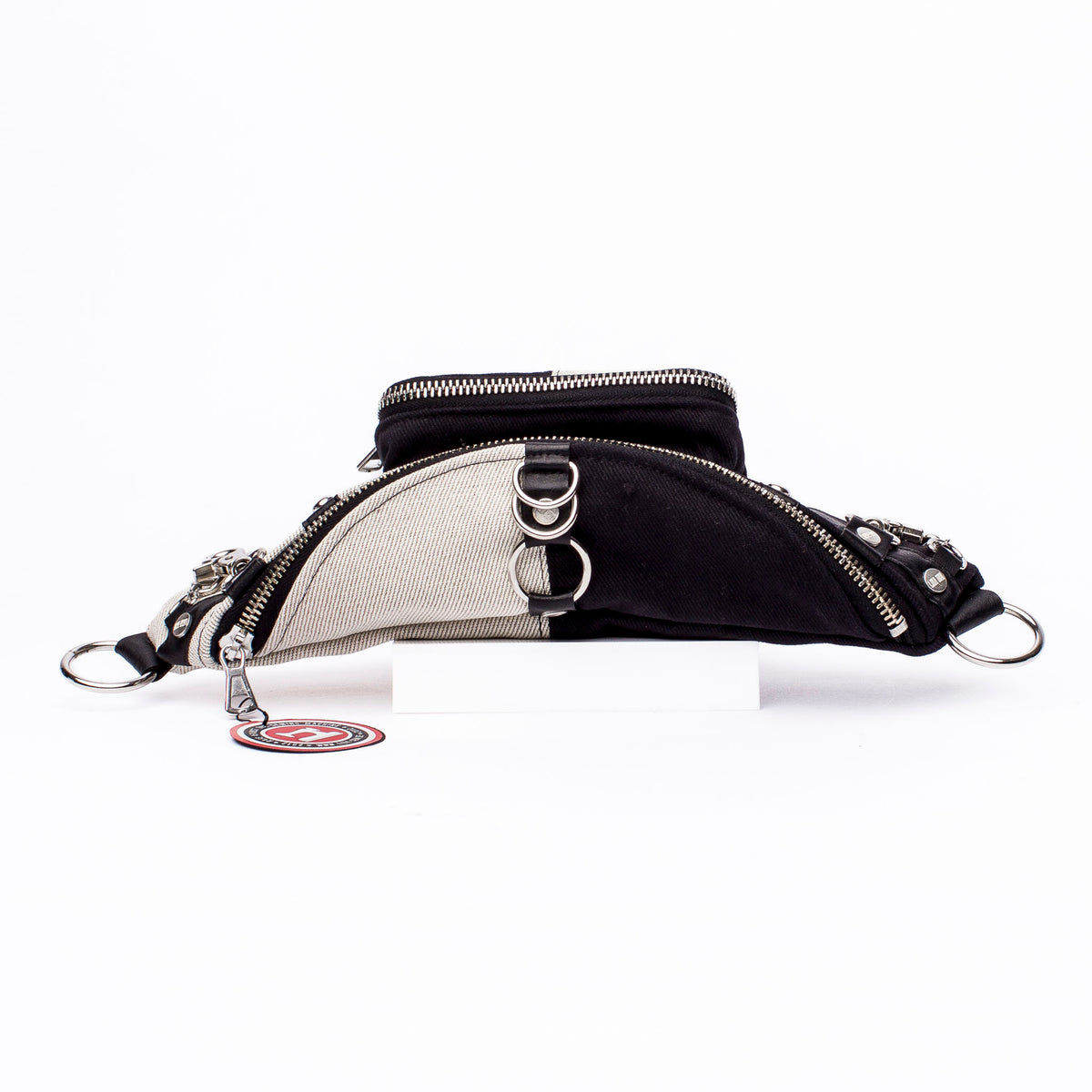 Clip- Hipbag- black&white