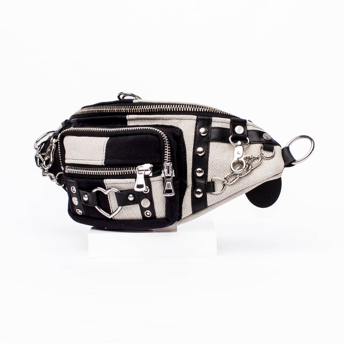 Clip- Hipbag- black&white