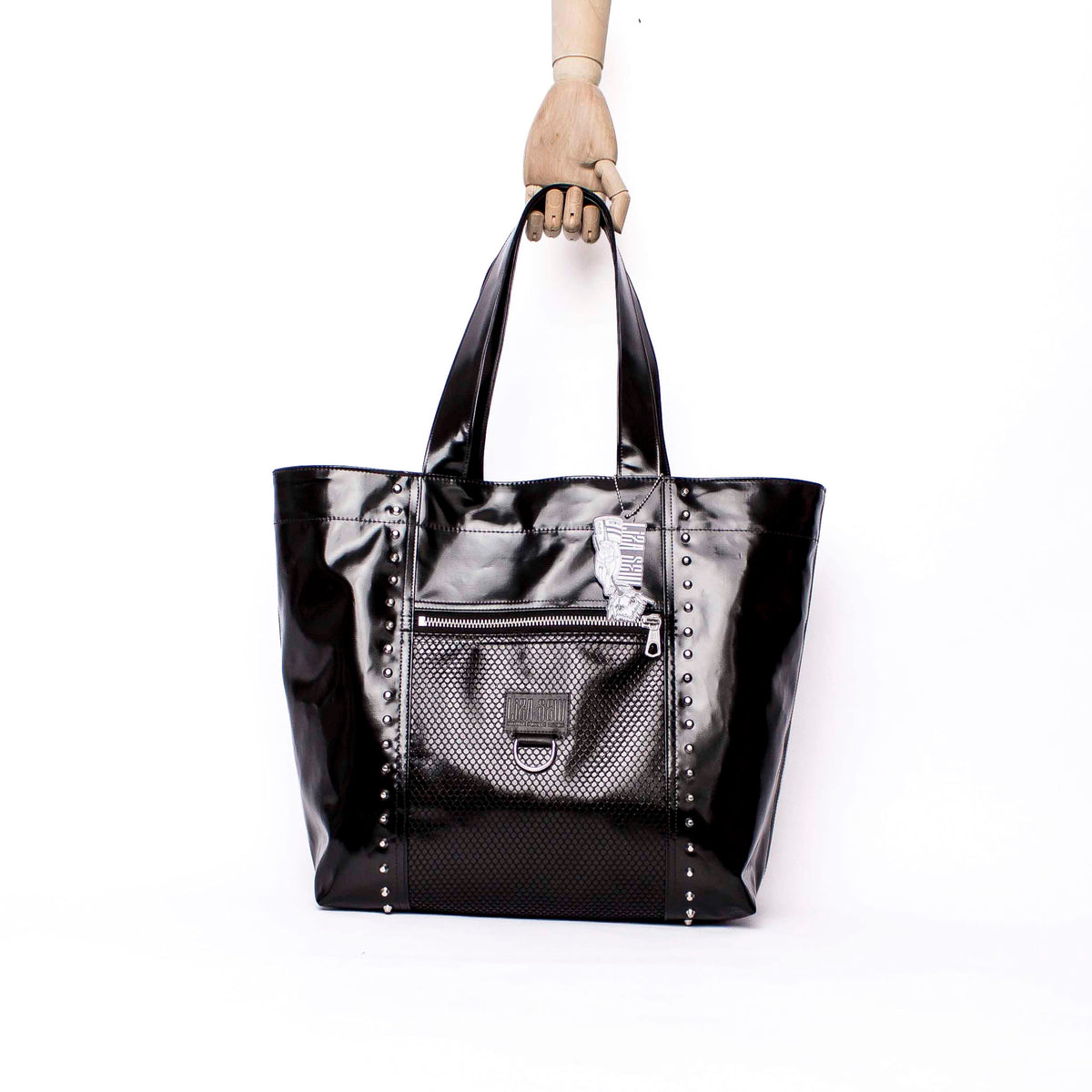 Bold Bag- Coated Black Studs