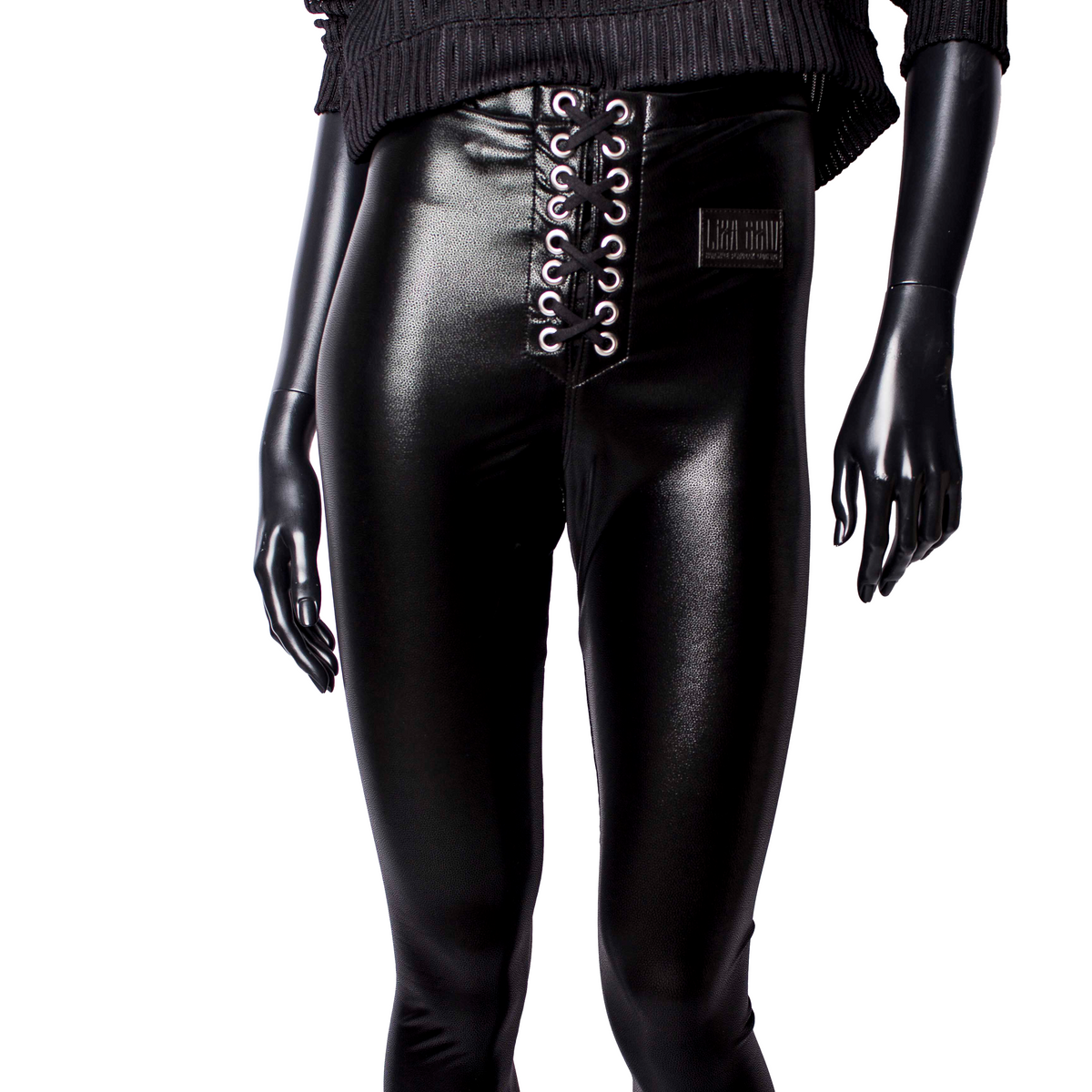 Handmade Lace-Up Leggings: Glam