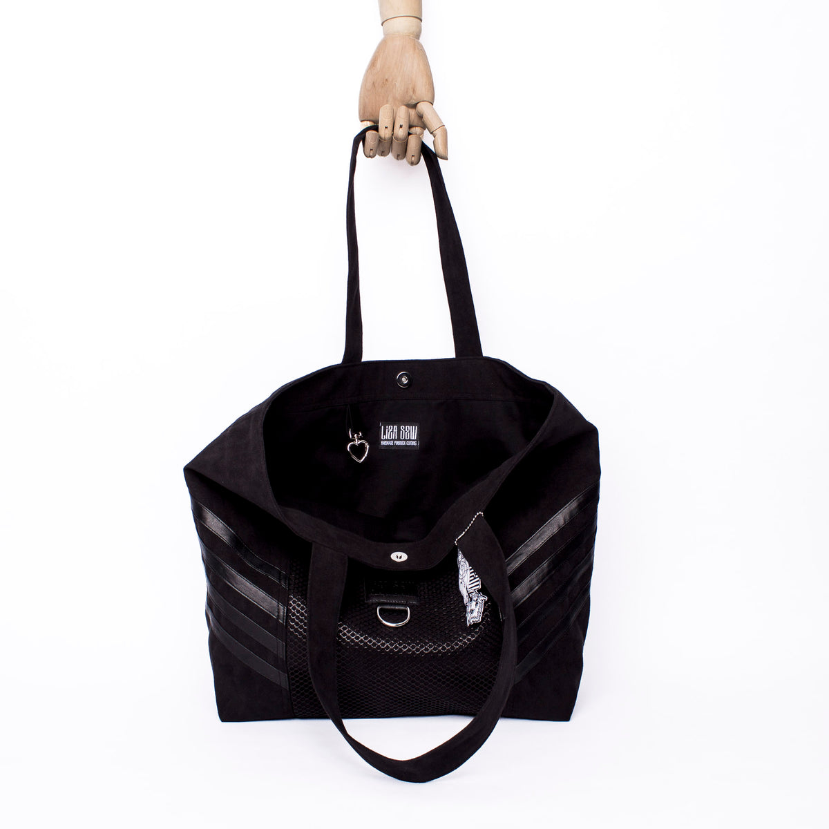 Bold Bag- Black Suede