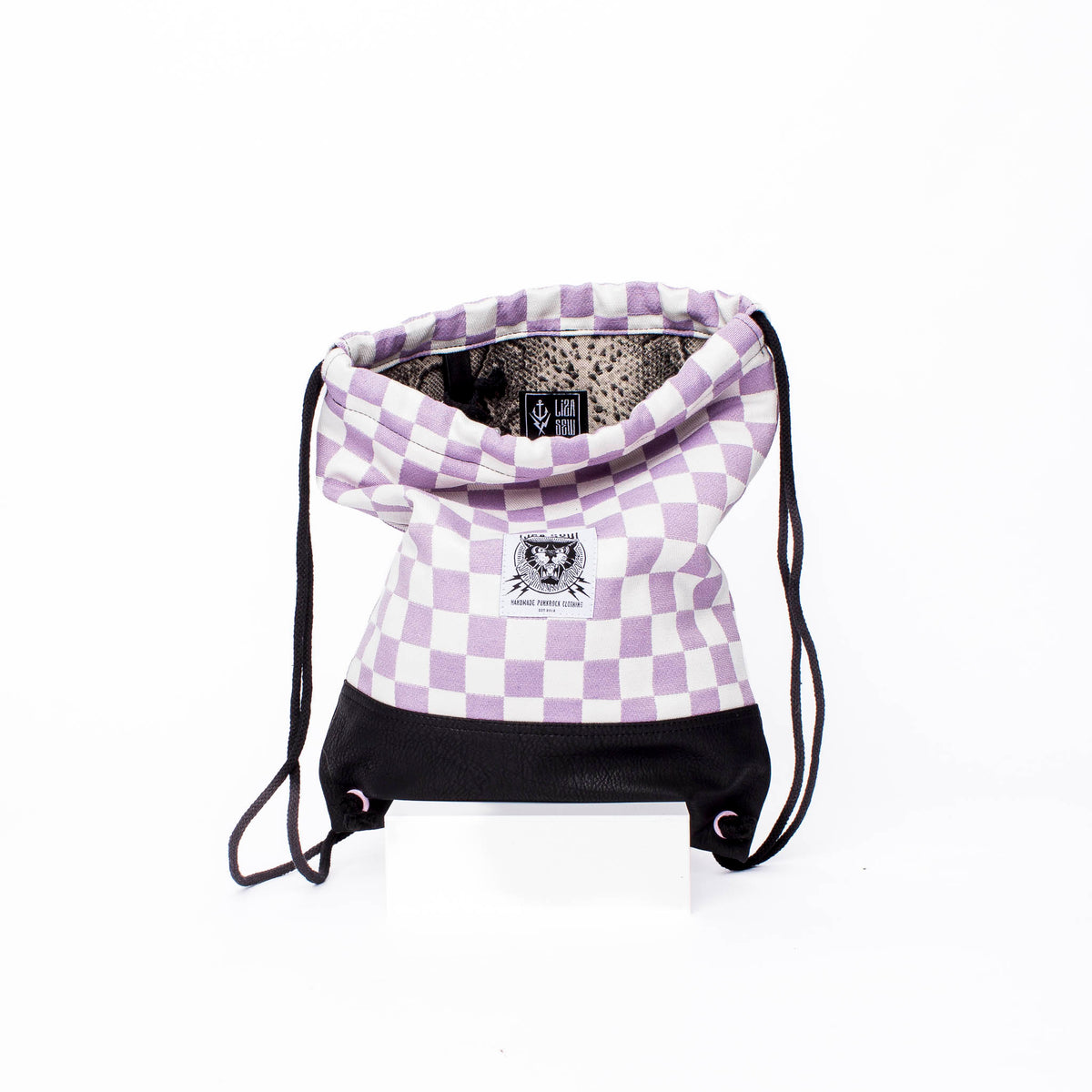 Kids Gymbag: Violet Check