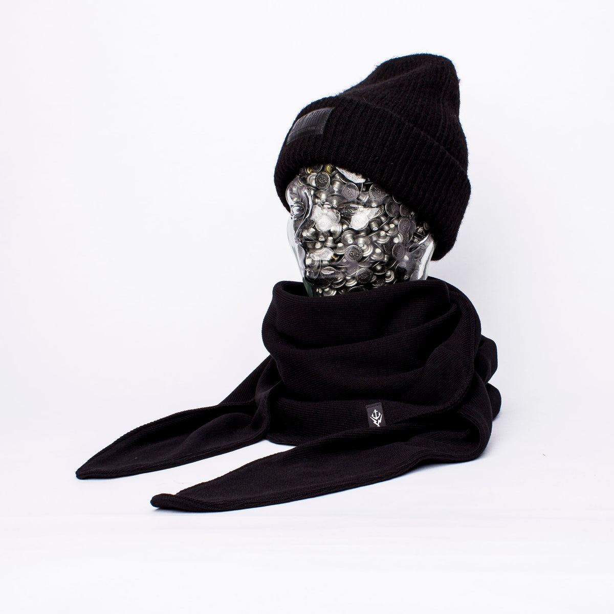 Schal: Black Knit