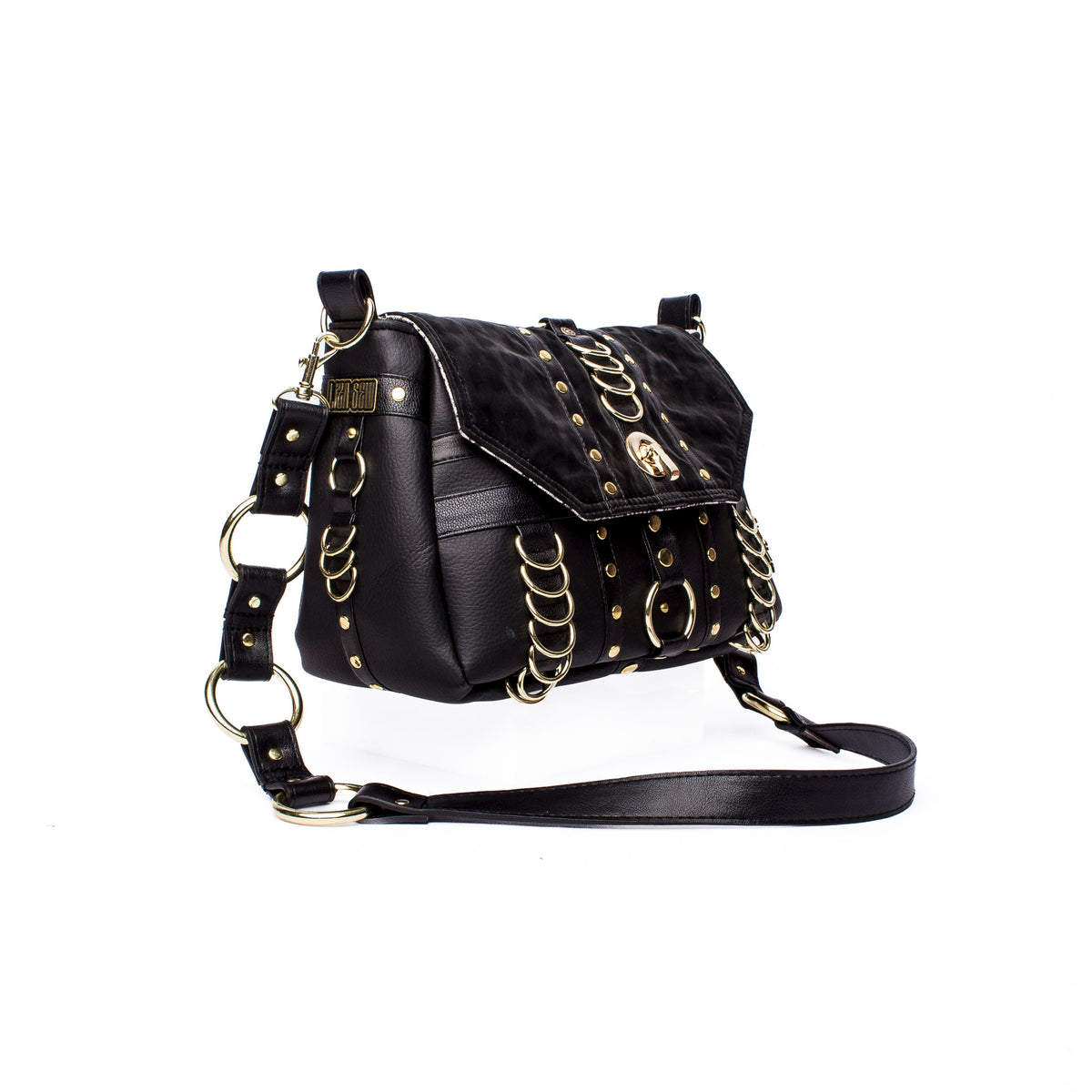 Handmade Purse: Golden Black