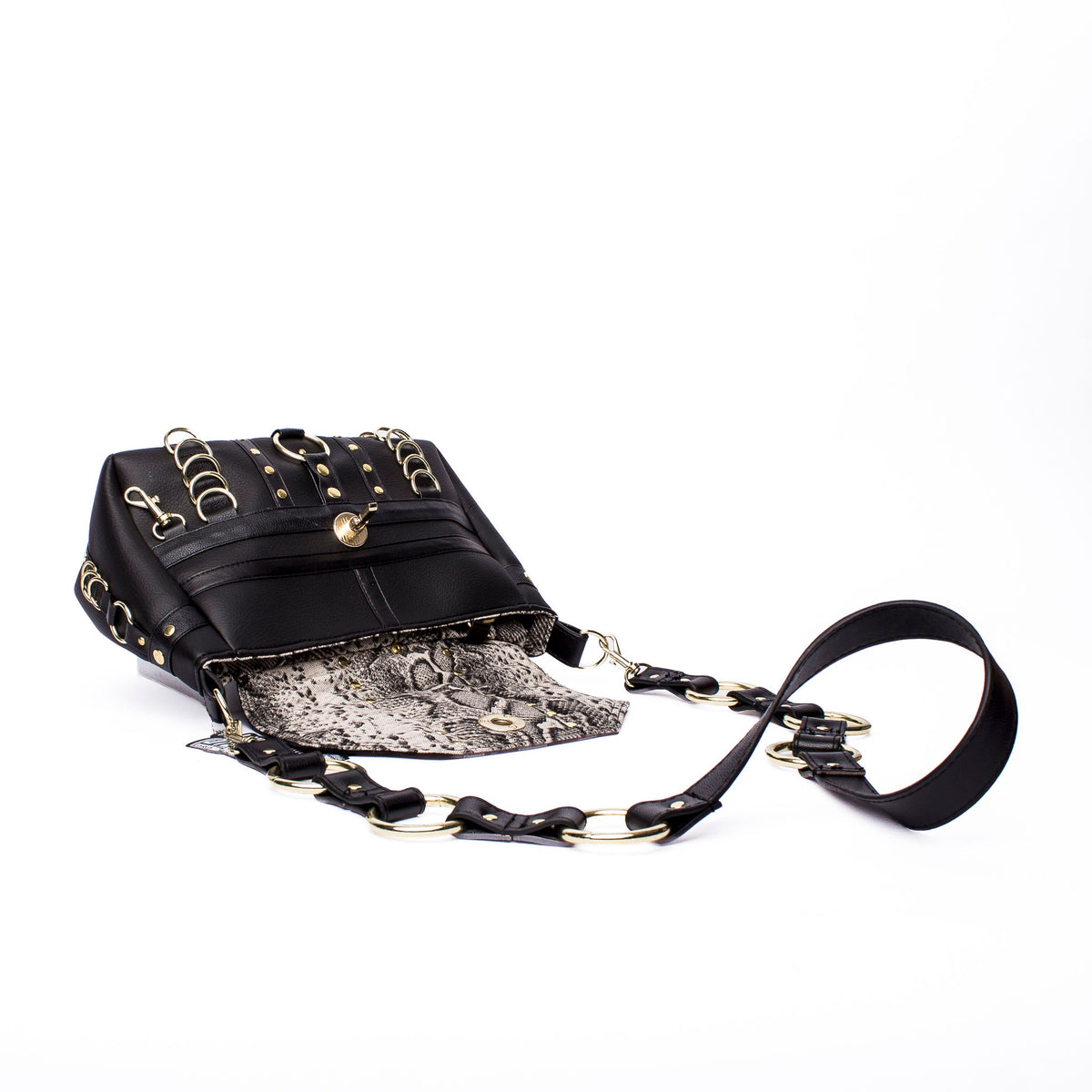 Handmade Purse: Golden Black