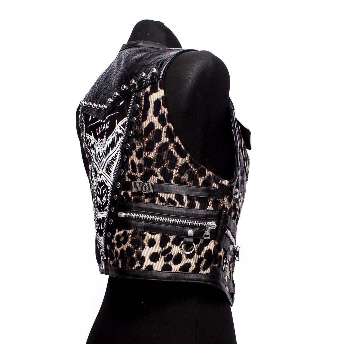 Weste: Split Leo