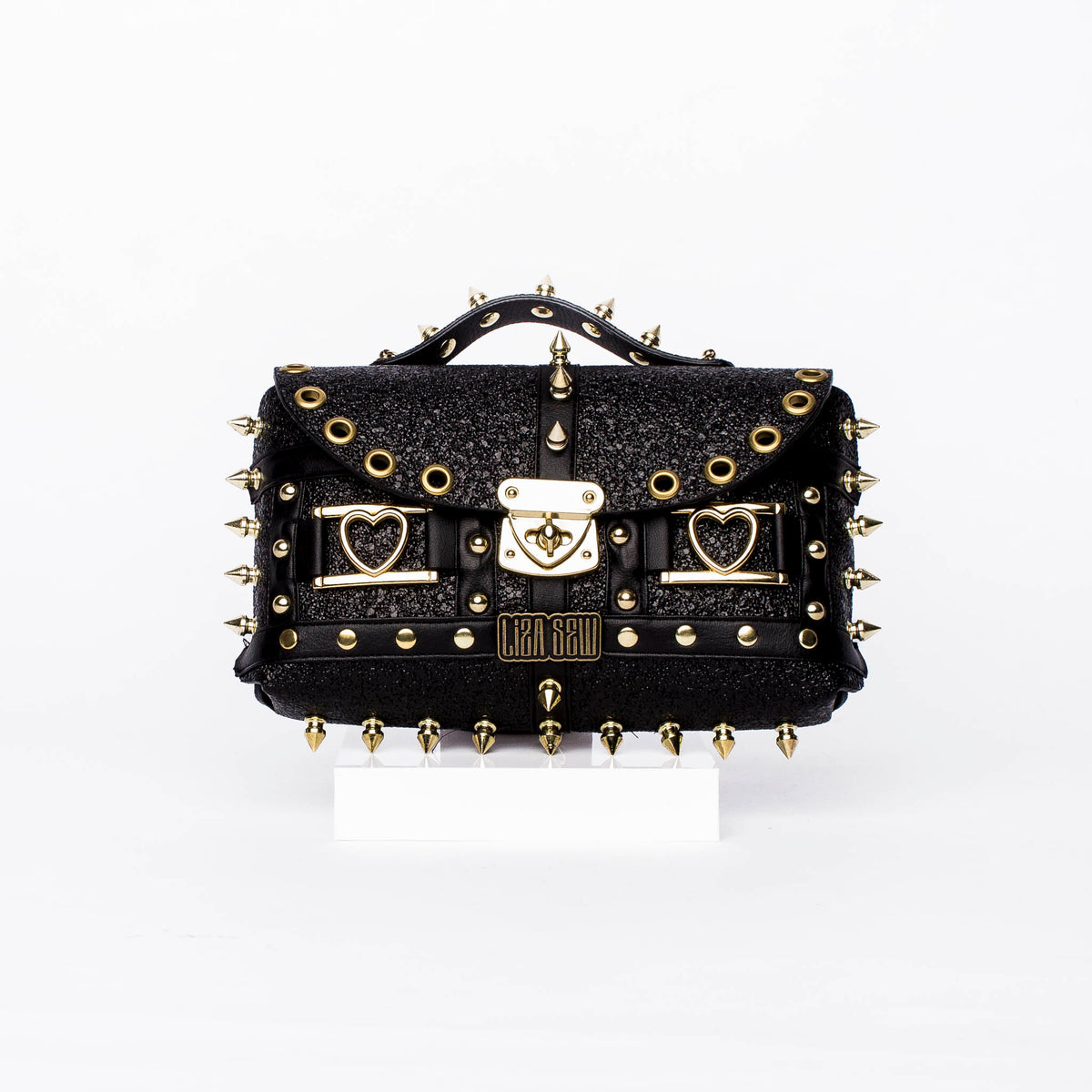 Studded Small Bag: Golden Glam