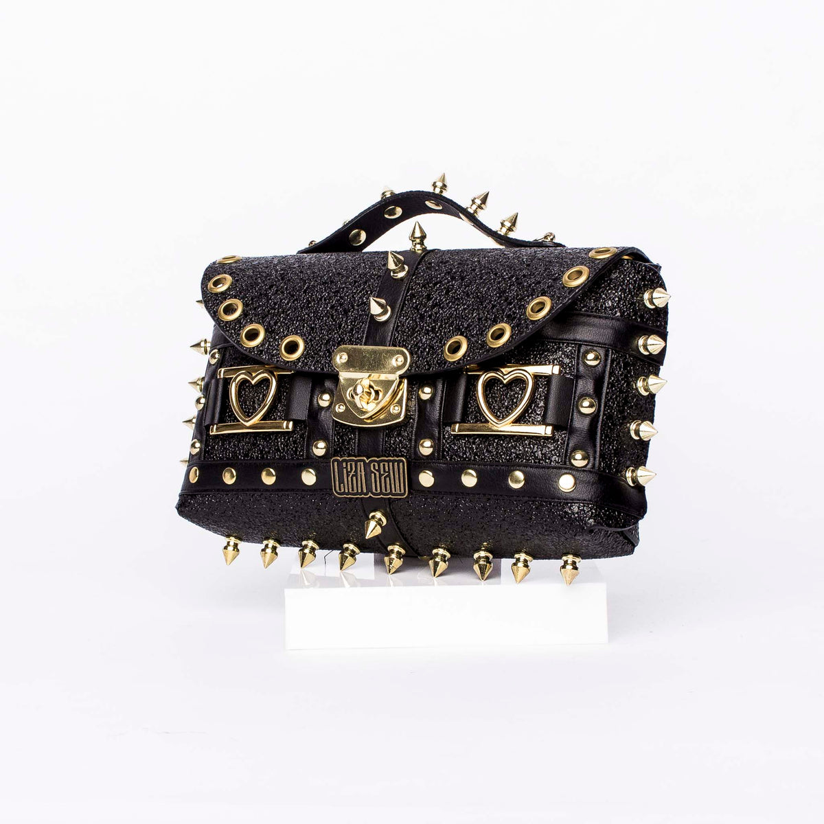 Studded Small Bag: Golden Glam