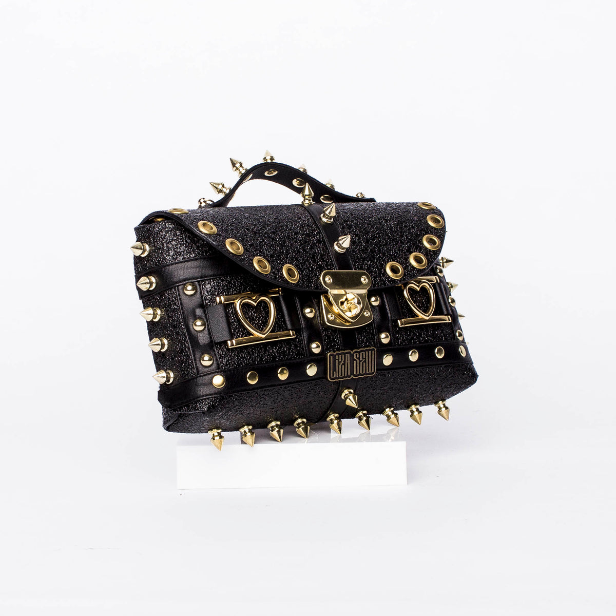 Studded Small Bag: Golden Glam