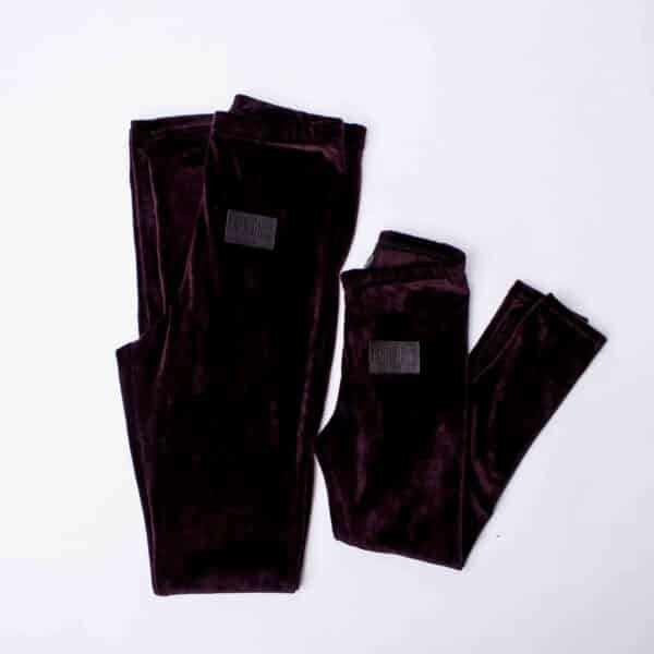 Vorbestellung: CoolKids Leggings: Velvet Wine – Bild 2