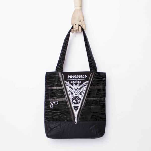 Tasche- Sewicidal  Black Tiger Silver