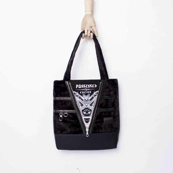 Tasche- Sewicidal  Black Velvet