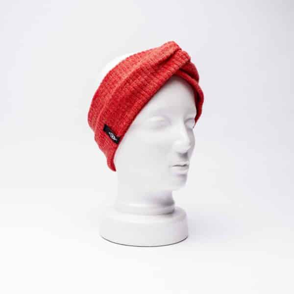 Headband Turban: Tangerine Terry Cloth